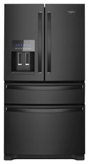 36-Inch Wide French Door Bottom Mount Refrigerator - 25 cu. ft. #black