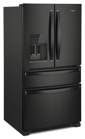 36-Inch Wide French Door Bottom Mount Refrigerator - 25 cu. ft. #black