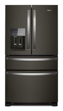 36-Inch Wide French Door Bottom Mount Refrigerator - 25 cu. ft. #blackstainless