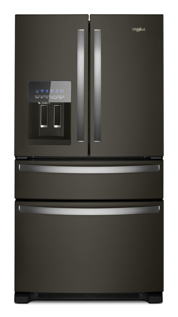 36-Inch Wide French Door Bottom Mount Refrigerator - 25 cu. ft. #blackstainless