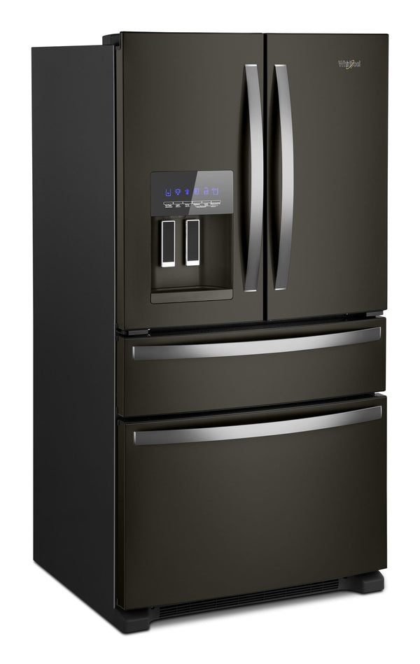 36-Inch Wide French Door Bottom Mount Refrigerator - 25 cu. ft. #blackstainless