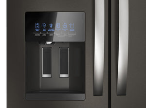 36-Inch Wide French Door Bottom Mount Refrigerator - 25 cu. ft. #blackstainless