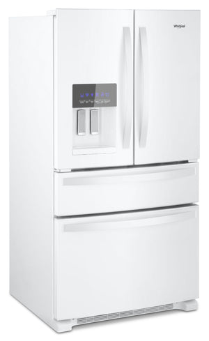 36-Inch Wide French Door Bottom Mount Refrigerator - 25 cu. ft. #white