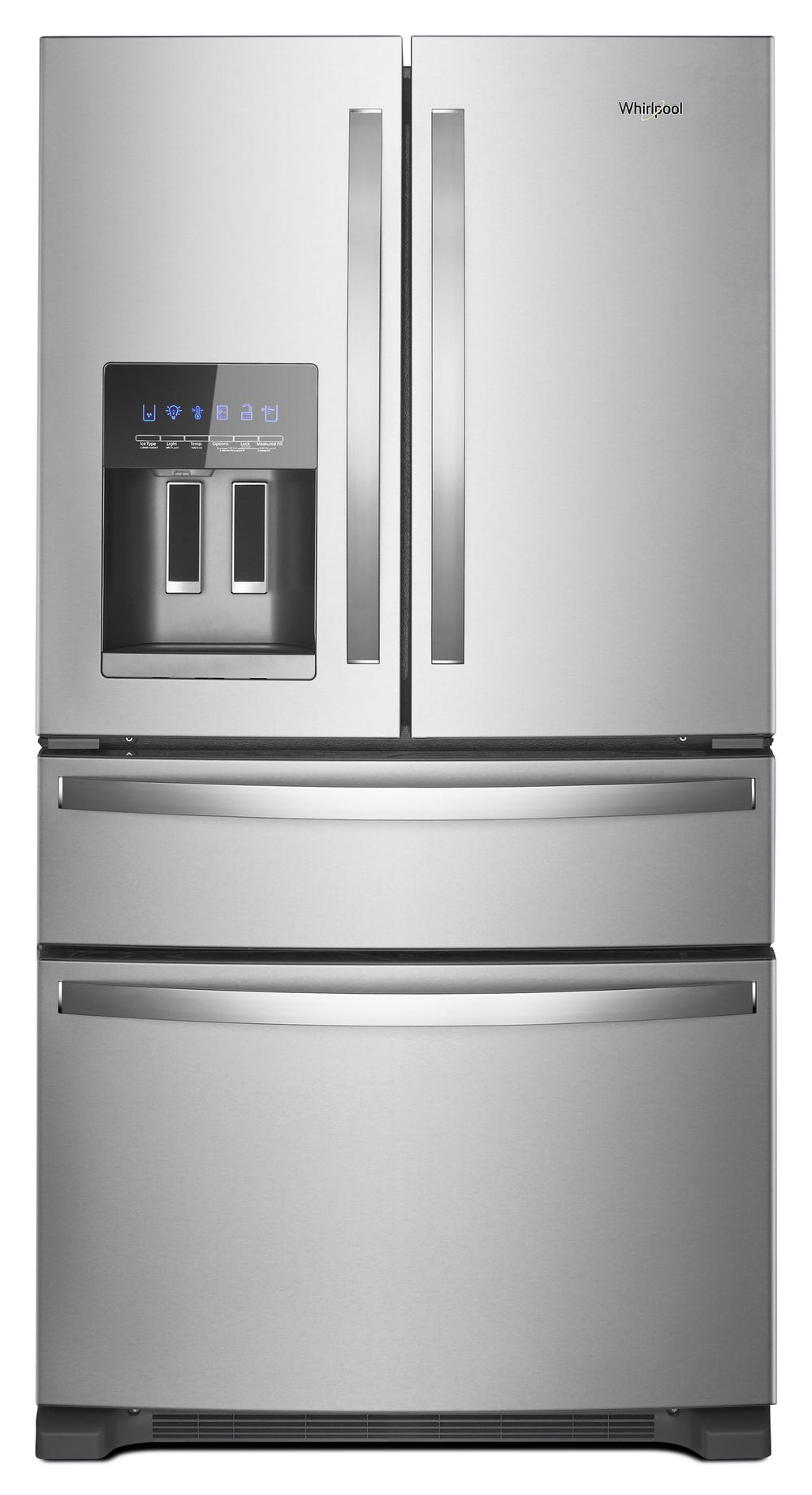 36-Inch Wide French Door Bottom Mount Refrigerator - 25 cu. ft. #stainless