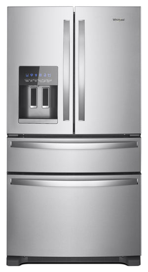 36-Inch Wide French Door Bottom Mount Refrigerator - 25 cu. ft. #stainless