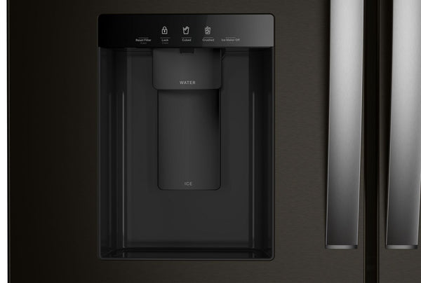 Whirlpool® 29 Cu. Ft. Family-Sized Capacity French Door Refrigerator with Flexible Temperature Drawer #blackstainless