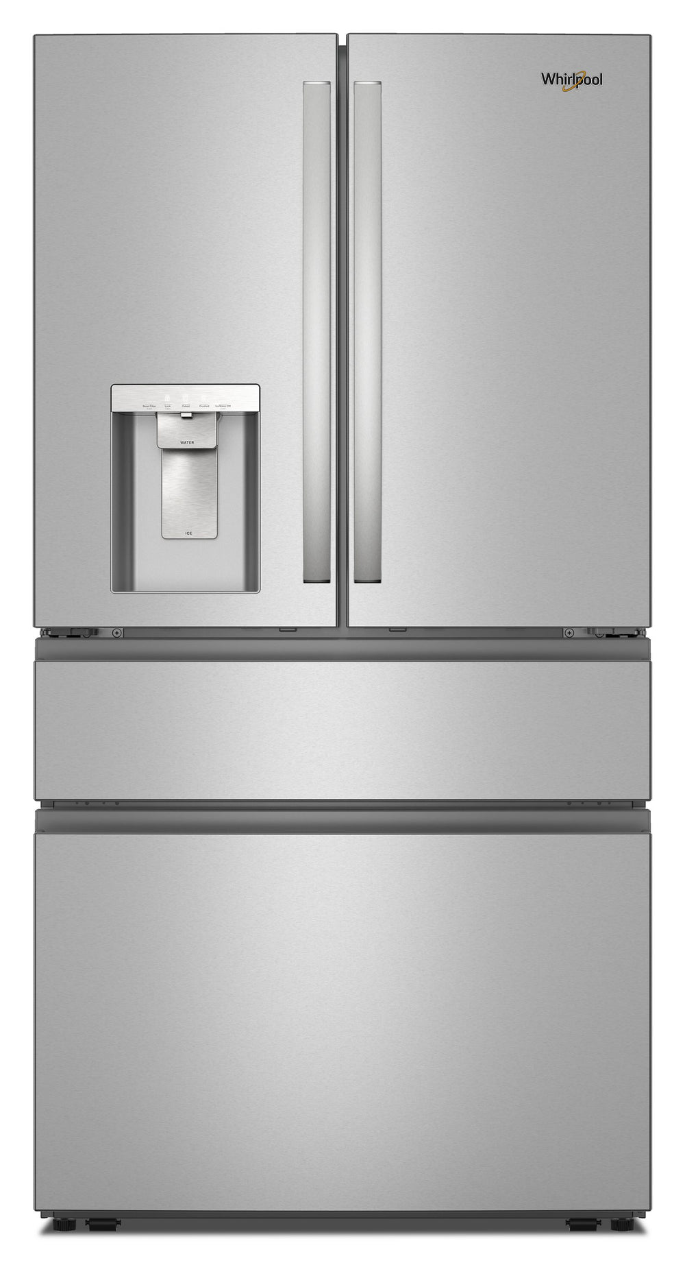 Whirlpool® 29 Cu. Ft. Family-Sized Capacity French Door Refrigerator with Flexible Temperature Drawer #stainless
