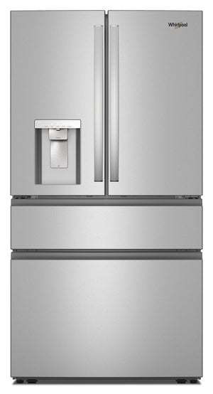 Whirlpool® 29 Cu. Ft. Family-Sized Capacity French Door Refrigerator with Flexible Temperature Drawer #stainless