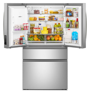 Whirlpool® 29 Cu. Ft. Family-Sized Capacity French Door Refrigerator with Flexible Temperature Drawer #stainless