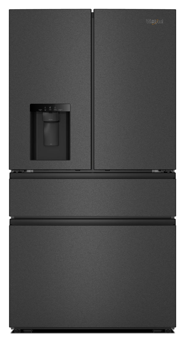 Whirlpool® 29 Cu. Ft. Family-Sized Capacity French Door Refrigerator with Flexible Temperature Drawer #blackstainless