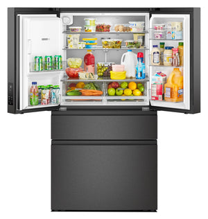 Whirlpool® 29 Cu. Ft. Family-Sized Capacity French Door Refrigerator with Flexible Temperature Drawer #blackstainless