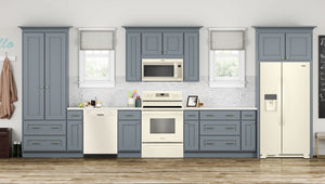 33-inch Wide Side-by-Side Refrigerator - 21 cu. ft. #biscuit