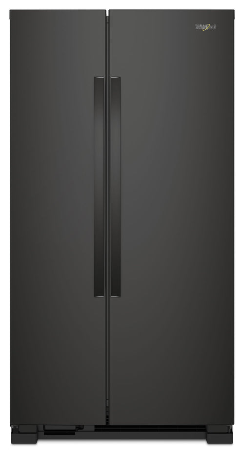33-inch Wide Side-by-Side Refrigerator - 22 cu. ft. #black