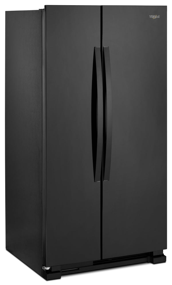 33-inch Wide Side-by-Side Refrigerator - 22 cu. ft. #black