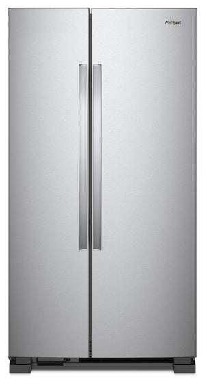 33-inch Wide Side-by-Side Refrigerator - 22 cu. ft. #stainless