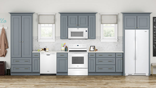 33-inch Wide Side-by-Side Refrigerator - 22 cu. ft. #white
