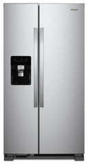 36-inch Wide Side-by-Side Refrigerator - 24 cu. ft. #stainless