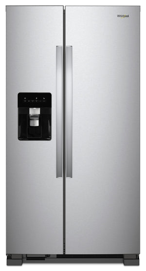 36-inch Wide Side-by-Side Refrigerator - 24 cu. ft. #stainless