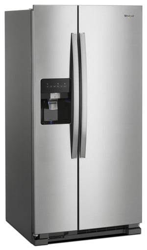 36-inch Wide Side-by-Side Refrigerator - 24 cu. ft. #stainless