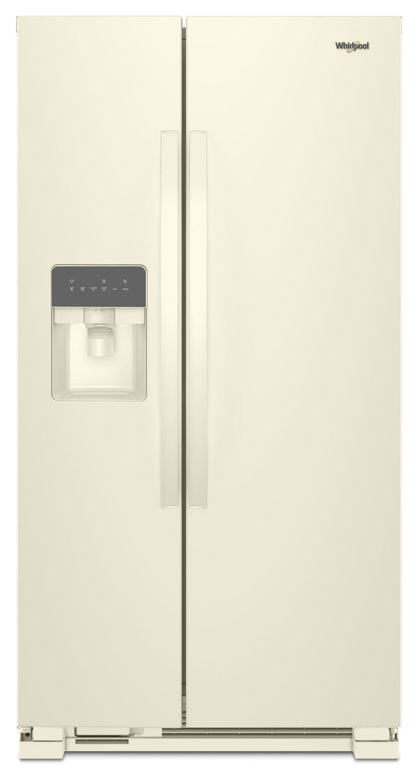 36-inch Wide Side-by-Side Refrigerator - 24 cu. ft. #biscuit
