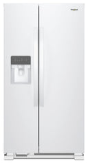 36-inch Wide Side-by-Side Refrigerator - 24 cu. ft. #white
