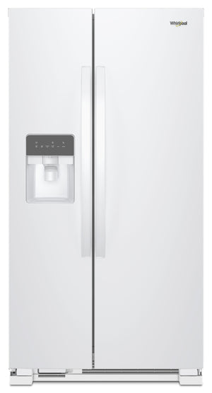 36-inch Wide Side-by-Side Refrigerator - 24 cu. ft. #white