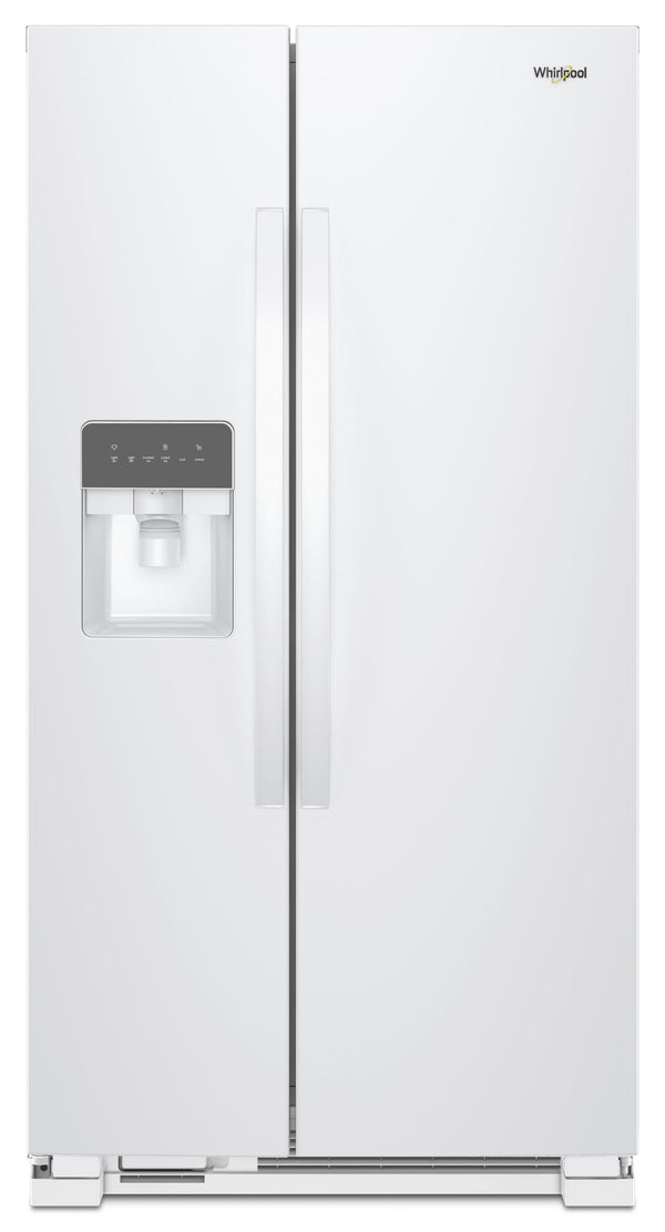 36-inch Wide Side-by-Side Refrigerator - 24 cu. ft. #white