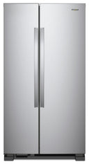 36-inch Wide Side-by-Side Refrigerator - 25 cu. ft. #stainless