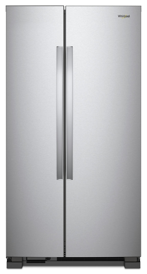 36-inch Wide Side-by-Side Refrigerator - 25 cu. ft. #stainless