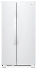 36-inch Wide Side-by-Side Refrigerator - 25 cu. ft. #white
