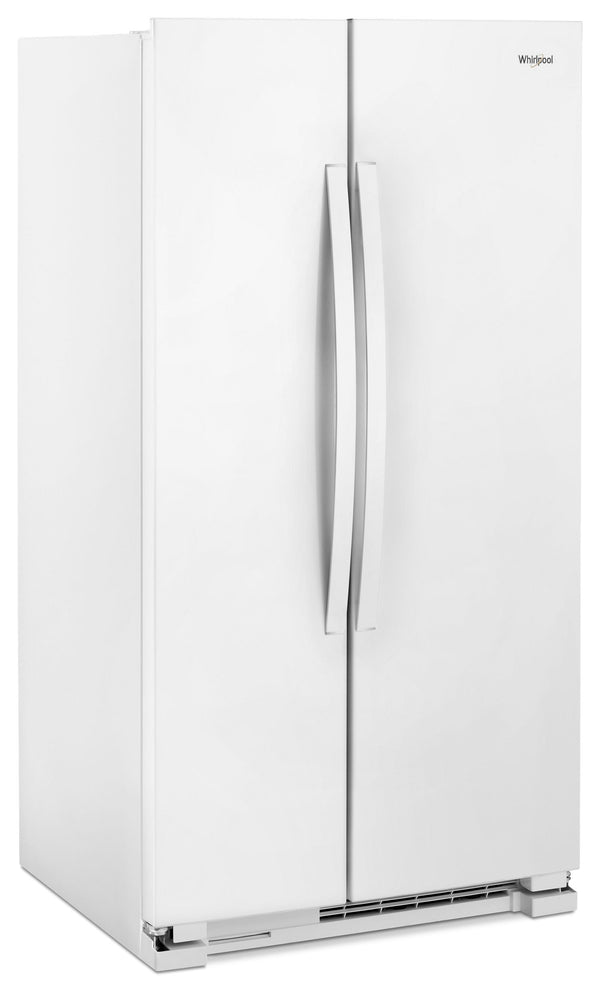 36-inch Wide Side-by-Side Refrigerator - 25 cu. ft. #white