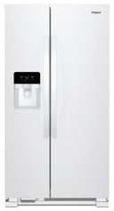 36-inch Wide Side-by-Side Refrigerator - 25 cu. ft. #white