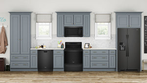 36-inch Wide Side-by-Side Refrigerator - 25 cu. ft. #black