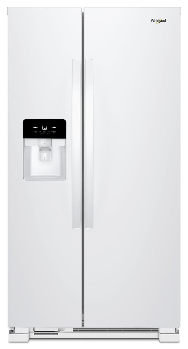 36-inch Wide Side-by-Side Refrigerator - 25 cu. ft. #white