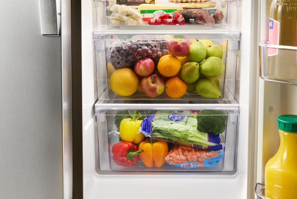 36-inch Standard Depth Side-by-Side Refrigerator with TruCool™ System #black