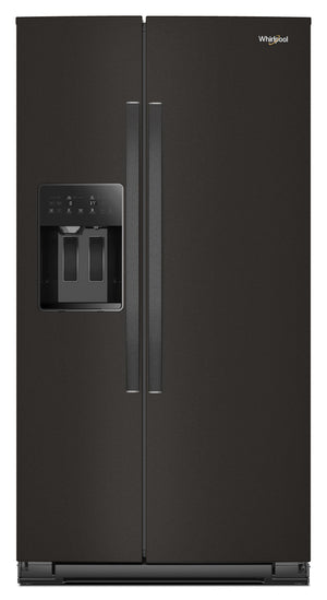36-inch Standard Depth Side-by-Side Refrigerator with TruCool™ System #blackstainless