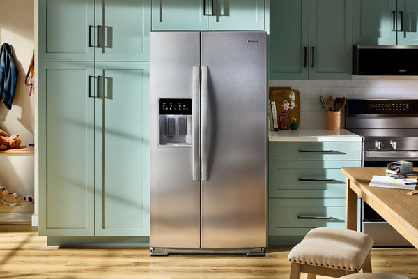 36-inch Standard Depth Side-by-Side Refrigerator with TruCool™ System #blackstainless
