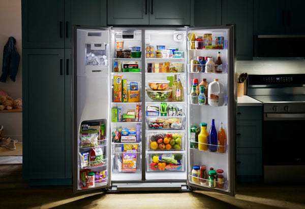 36-inch Standard Depth Side-by-Side Refrigerator with TruCool™ System #blackstainless