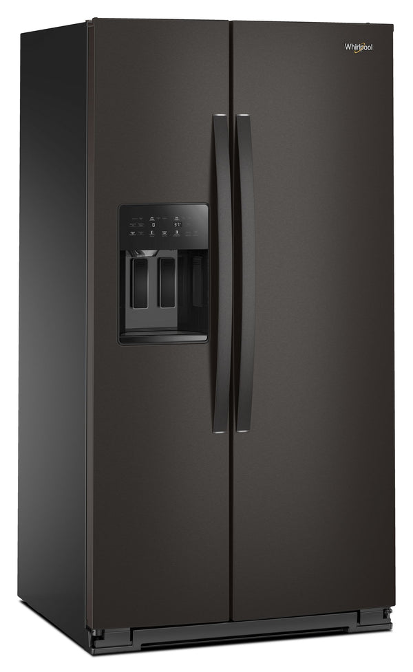 36-inch Standard Depth Side-by-Side Refrigerator with TruCool™ System #blackstainless