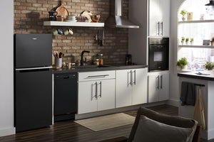 24-inch Wide Small Space Top-Freezer Refrigerator - 11.6 cu. ft. #black