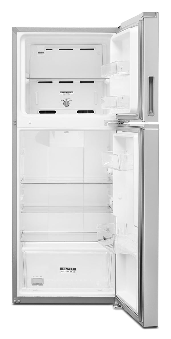 24-inch Wide Small Space Top-Freezer Refrigerator - 11.6 cu. ft. #stainless