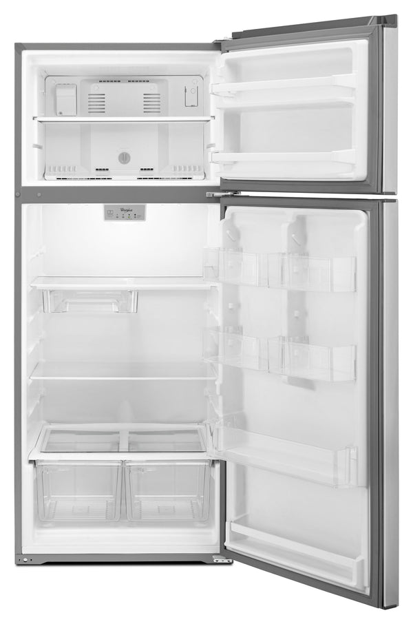 28-inch Wide Refrigerator Compatible With The EZ Connect Icemaker Kit – 18 Cu. Ft. #stainless