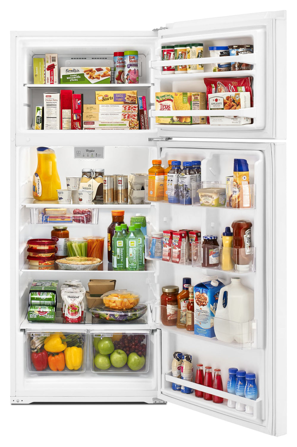 28-inch Wide Refrigerator Compatible With The EZ Connect Icemaker Kit – 18 Cu. Ft. #white
