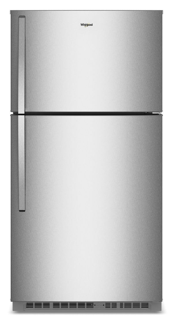 Whirlpool® 33-inch Wide Top Freezer Refrigerator with Total Coverage Cooling- 21.3 Cu. Ft. #stainless