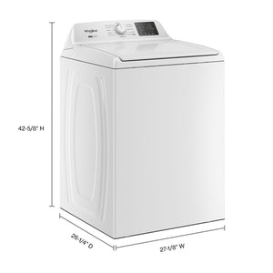 4.2 - 4.3 Cu. Ft. Whirlpool® Top Load Washer with 2-in-1 Removable Agitator