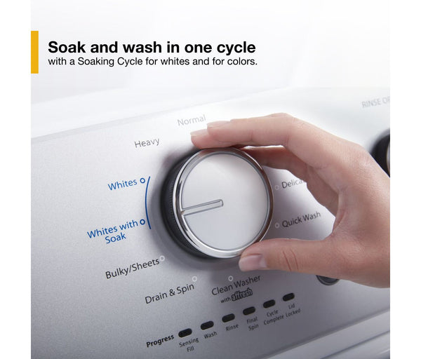 Whirlpool - 3.8 cu. ft. Top Load Washer with Soaking Cycles, 12 Cycles