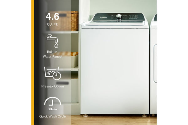 4.6 Cu. Ft. Top Load Impeller Washer with Built-in Faucet