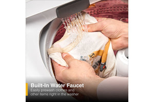 4.5 Cu. Ft. Top Load Agitator Washer with Built-In Faucet