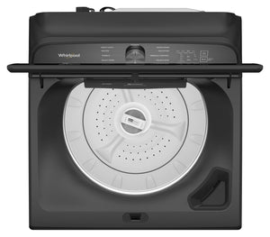 5.2–5.3 Cu. Ft. Whirlpool® Top Load Washer with Removable Agitator #volcanoblack