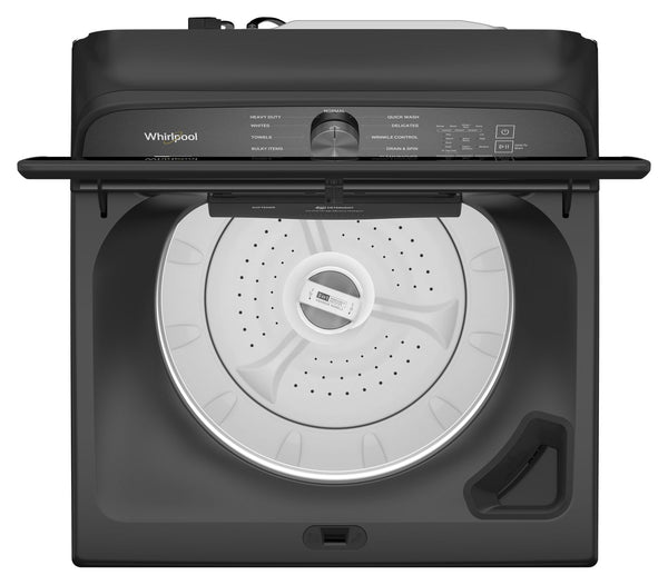 5.2–5.3 Cu. Ft. Whirlpool® Top Load Washer with Removable Agitator #volcanoblack